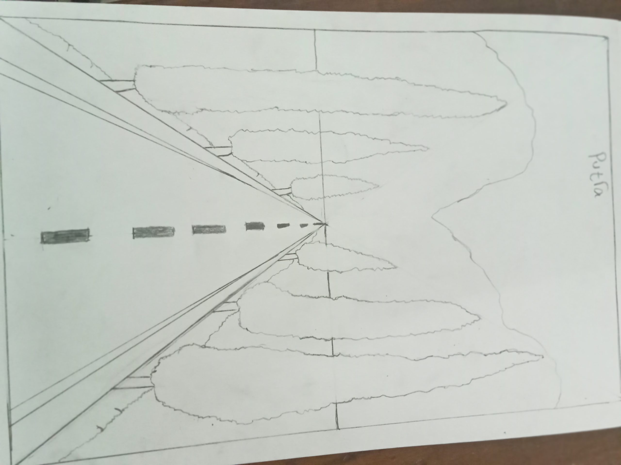 Hasil Karya Siswa 03 — Menggambar Perspektif